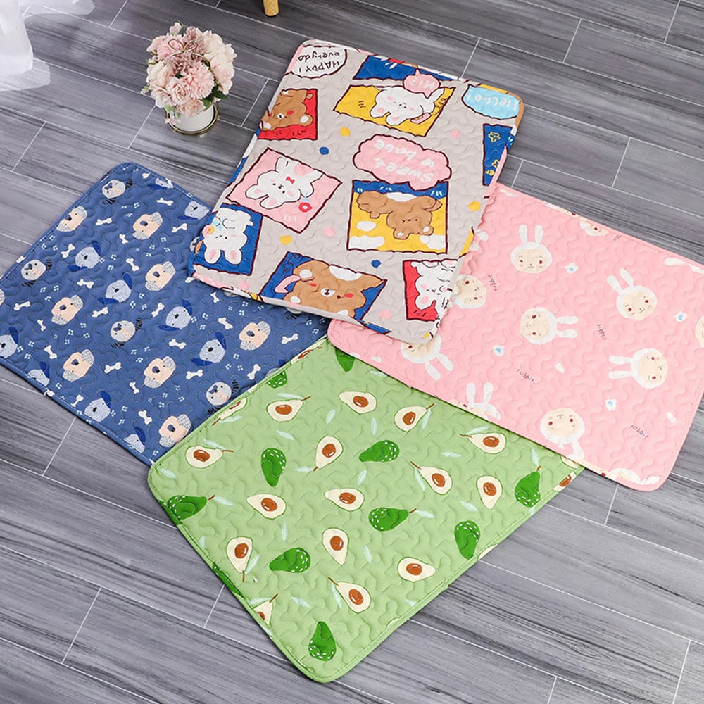 Moisture Proof Pet Dog Floor Mat Cooling Sofa Cushion Skin Friendly Cat Sleeping Mat Breathable Cooling Pet Bed Mat