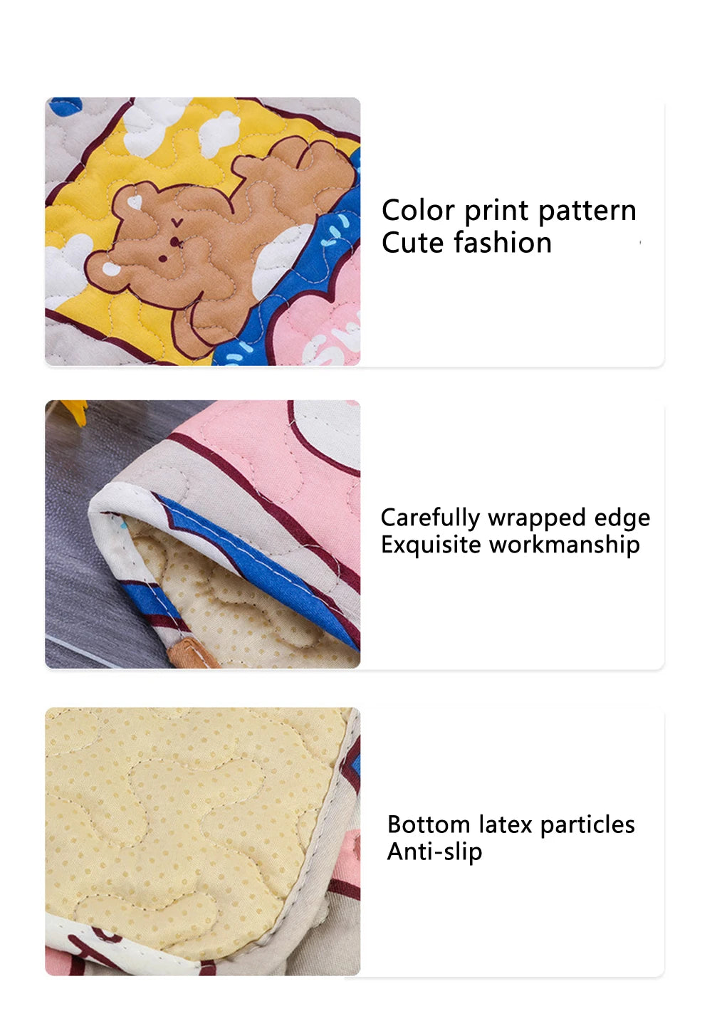 Moisture Proof Pet Dog Floor Mat Cooling Sofa Cushion Skin Friendly Cat Sleeping Mat Breathable Cooling Pet Bed Mat