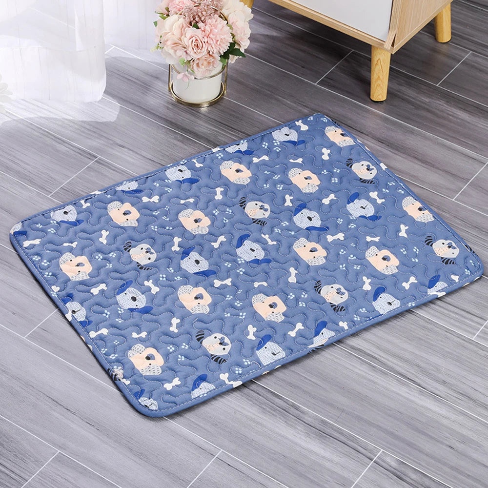 Moisture Proof Pet Dog Floor Mat Cooling Sofa Cushion Skin Friendly Cat Sleeping Mat Breathable Cooling Pet Bed Mat